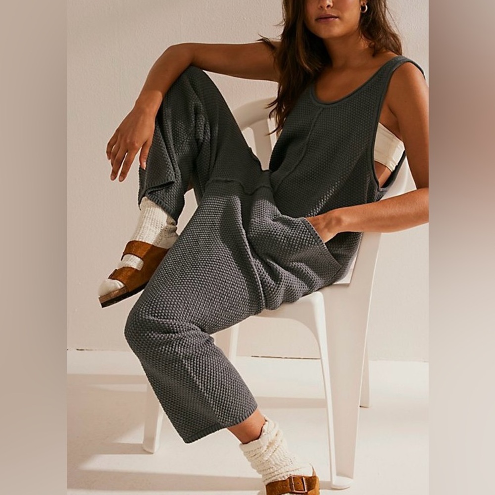 Free People Hailee Knit Jumpsuit